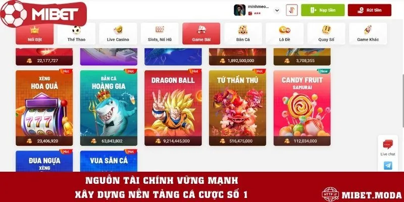 Nguồn lực kinh tế mạnh mẽ trong phát triển nhà cái số 1 thế giới